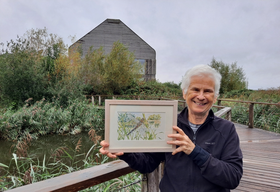 Renowned Artist Ann Biggs Helps Launch the Autumn Season at WWT Welney